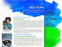 Tablet Screenshot of ndsiroms.com